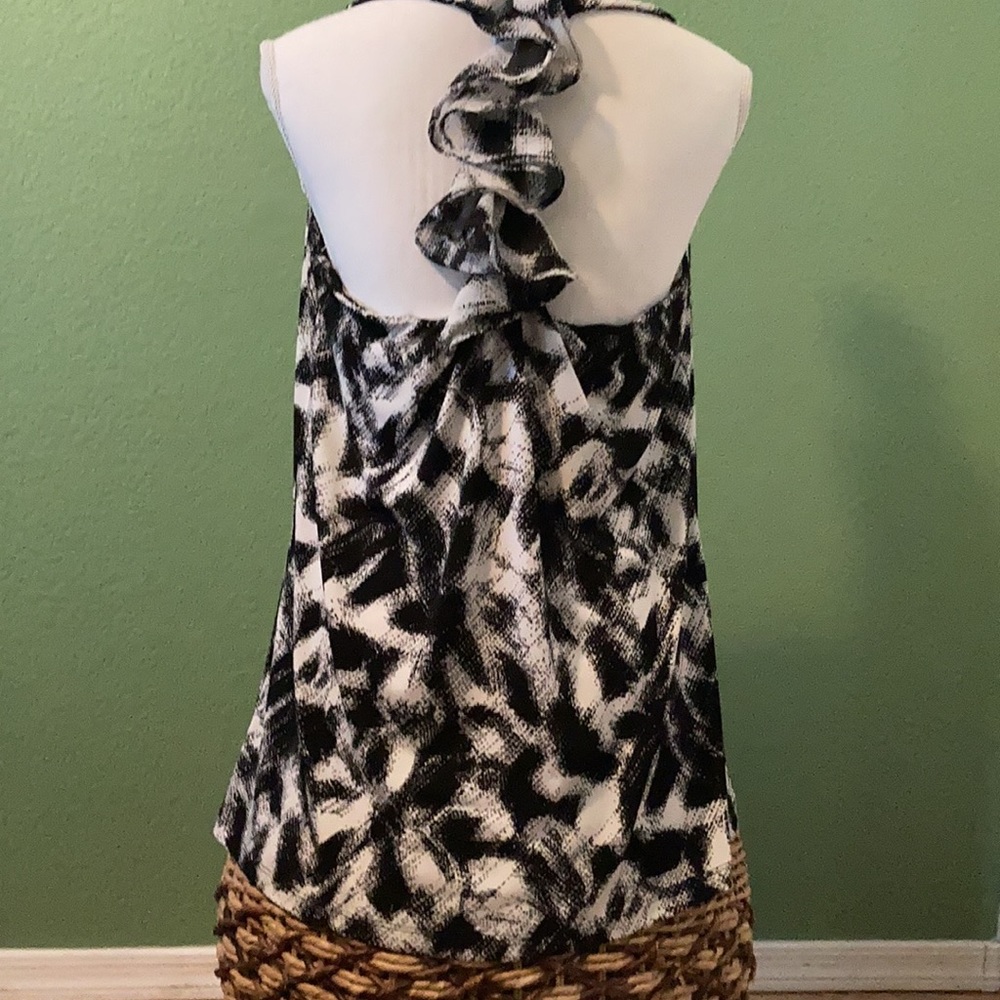 Alfani Ruffle Back Top - Picture 2 of 7